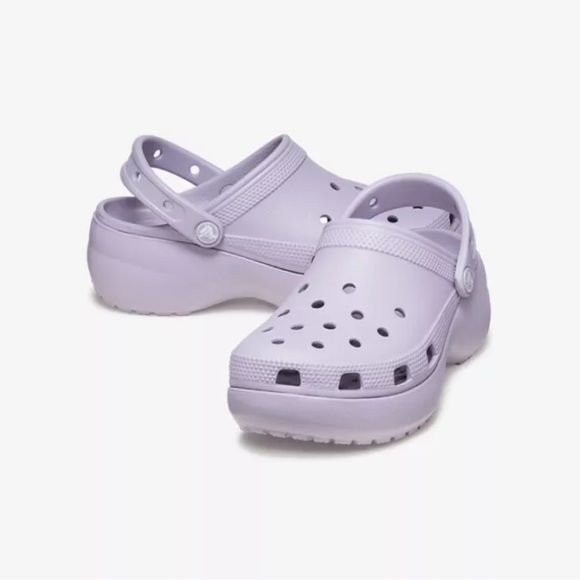 Crocs Classic Platform Clog W Mauve Mist Size W7M5 - Picture 3 of 5